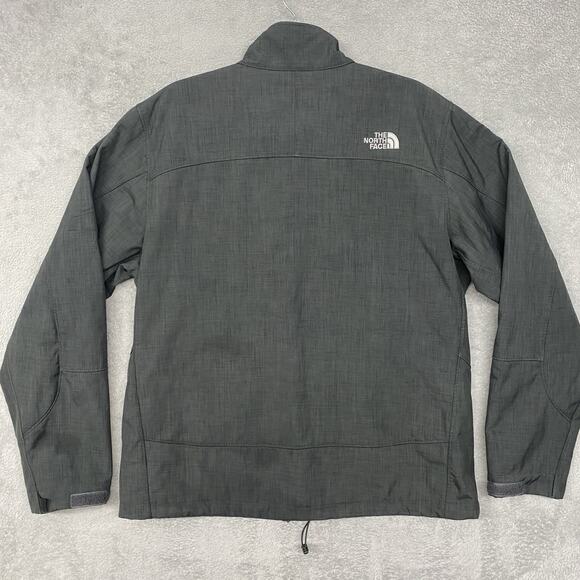 North Face Jacket Mens Extra Large Gray Softshell AMUP Full Zip Fleece Lined - Picture 8 of 13